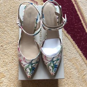 Mark Fisher Floral Caly 2 Womens Multi Color Pumps Size 9M